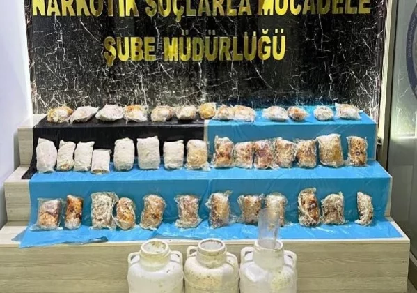 Bitlis’te Peynir Bidonlarında Gizlenmiş 9 Kilo Esrar Ele Geçirildi