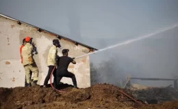 Bolu Kıbrıscık’ta çıkan yangın söndürüldü