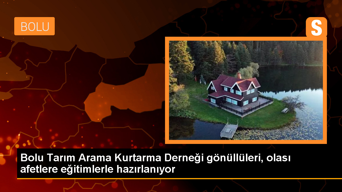 Bolu Tarım Arama Kurtarma Derneği Gönüllüleri Afet ve Acil Durumlar İçin Eğitim Alıyor