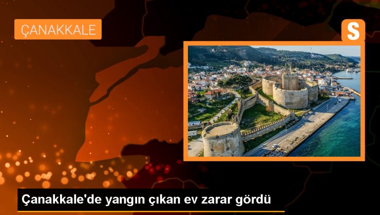 Çanakkale’de küçük çaplı patlama sonucu yangın çıktı