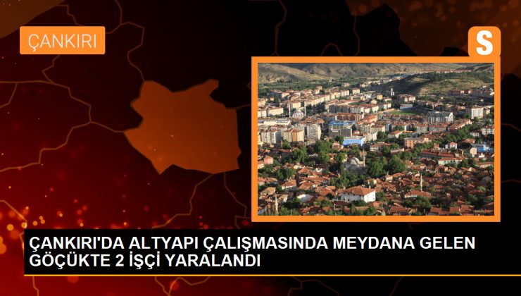 Çankırı’da Alt Yapı Çalışmaları Sırasında Göçük Meydana Geldi
