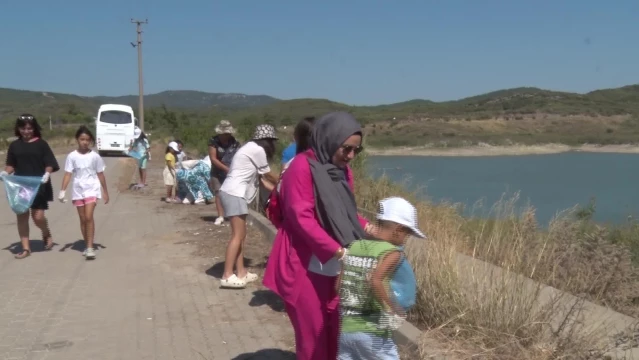 Çevre Muhafızları Ürkmez Barajı ve Çevresini Temizledi