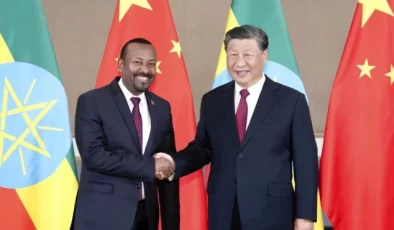 Çin Cumhurbaşkanı Xi Jinping, Etiyopya Başbakanı Abiy Ahmed ile bir araya geldi