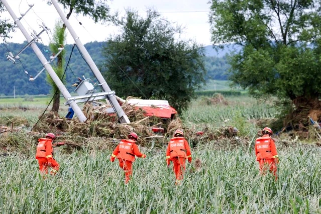 Çin'in Shulan kentinde sel felaketi: Kurtarma çalışmaları devam ediyor