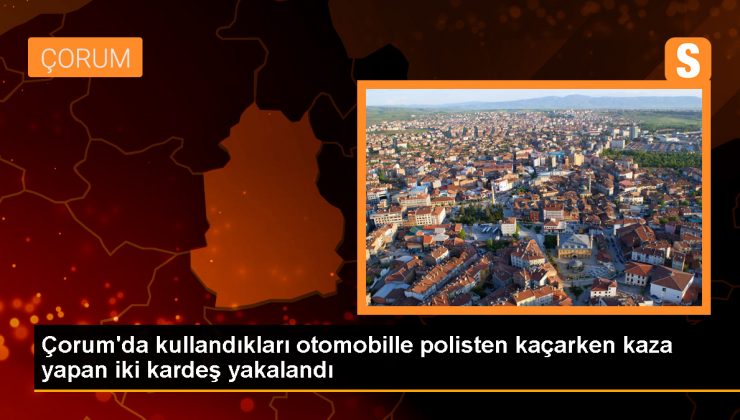 Çorum’da Polis Kovalamacası Sonucu Araç Çarptı: 2 Yaralı