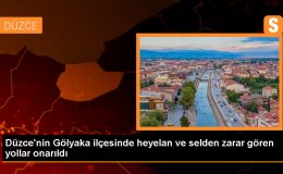 Düzce-Gölyaka bağlantı yolu heyelan nedeniyle kapanmıştı, yeniden ulaşıma açıldı