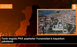 Edirne’de Yunanistan’a kaçmaya çalışan PKK şüphelisi yakalandı