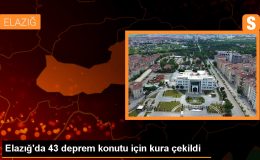 Elazığ’da depremzedelere 43 konut için kura çekimi yapıldı