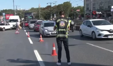 Eminönü'nde taksicilere denetim yapıldı