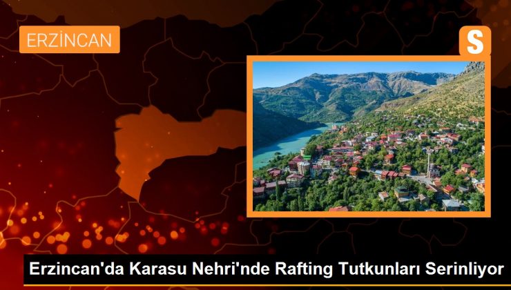 Erzincan’da Karasu Nehri’nde Rafting Keyfi