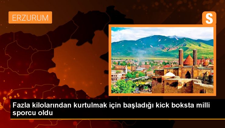 Erzurum’da Kick Boks Yapan Genç Milli Sporcu Başarı Gösterdi