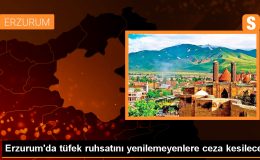 Erzurum’da Yivsiz Tüfek Ruhsatlarını Yenilemeyenlere Cezai İşlem Uygulanacak