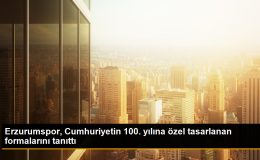 Erzurumspor, Cumhuriyetin 100. yılına özel tasarlanan formalarını tanıttı