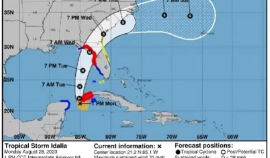 Florida, Idalia Kasırgası’na karşı hazırlıklarını arttırıyor