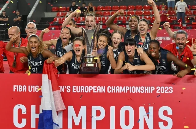 Fransa, FIBA 16 Yaş Altı Kızlar Avrupa Şampiyonası’nda İspanya’yı yenerek şampiyon oldu