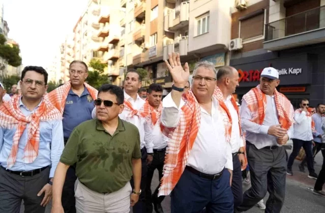 Geleneksel 8. Yuntdağı Yağlı Pehlivan Güreşleri kortej yürüyüşü yapıldı