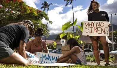 Hawaii’deki Yangında Alarm Sistemi Kullanılmadı, Afet Yönetimi Sorumlusu İstifa Etti