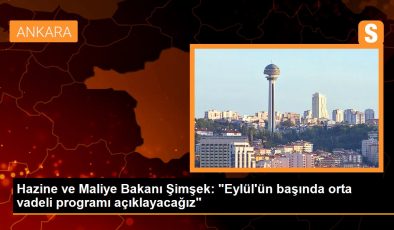 Hazine ve Maliye Bakanı Şimşek: ‘Eylül’ün başında orta vadeli programı açıklayacağız’