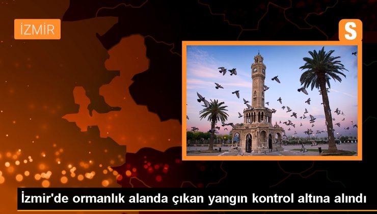 İzmir Kiraz’da Orman Yangını Kontrol Altına Alındı