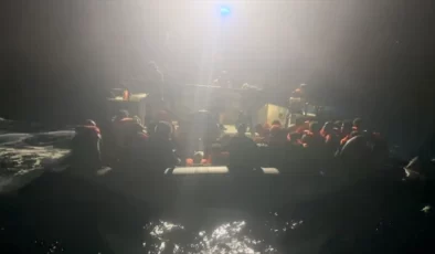 İzmir’de 29 düzensiz göçmen kurtarıldı, 42 düzensiz göçmen yakalandı