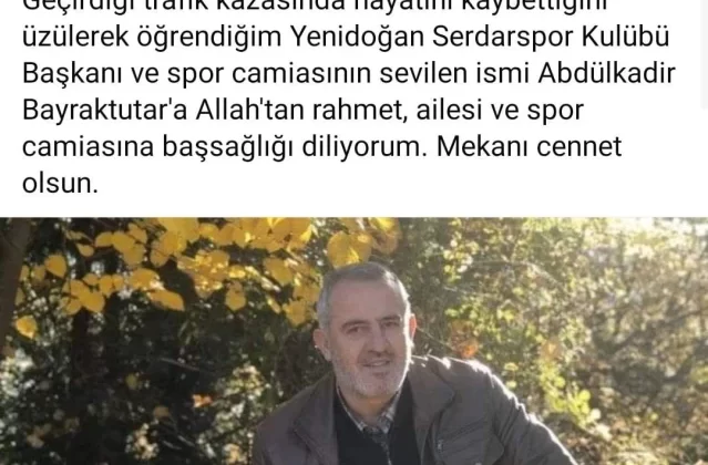 İzmit Belediye Başkanı Fatma Kaplan Hürriyet’ten Başsağlığı Mesajı