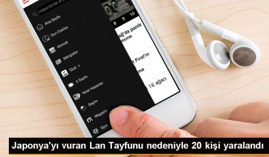 Japonya’da Lan Tayfunu: 20 Kişi Yaralandı