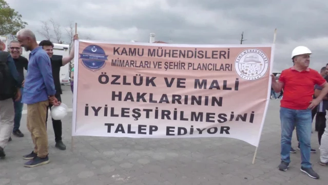 Kamu Mühendisleri Platformu, Özlük Haklarının İyileştirilmesi İçin Eylem Yaptı