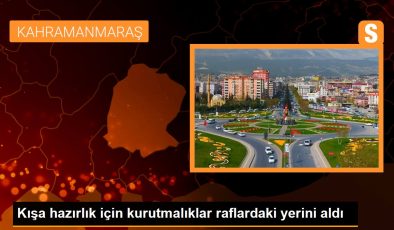 Kışa hazırlık için kurutmalıklar raflardaki yerini aldı