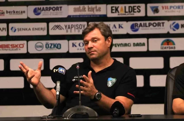 Kocaelispor Pendikspor hazırlık maçının ardından