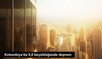 Kolombiya’nın batısında 5,5 büyüklüğünde deprem meydana geldi