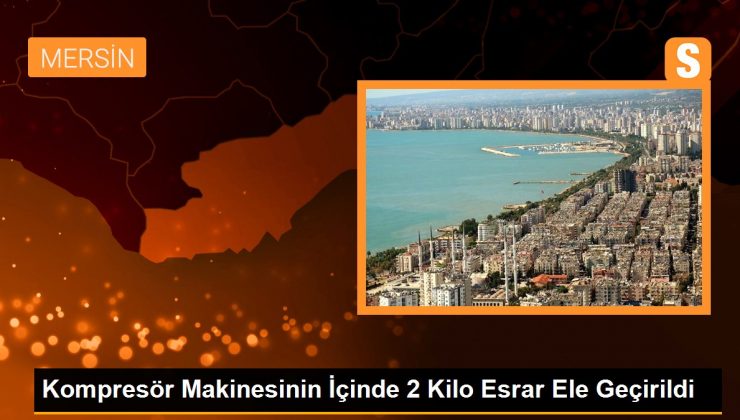 Kompresör Makinesinin İçinde 2 Kilo Esrar Ele Geçirildi