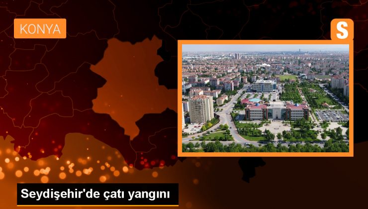 Konya Seydişehir’de Stüdyo Dairelerin Bulunduğu Binada Yangın Çıktı