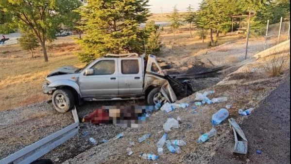 Konya’da Lastiği Patlayan TIR’ın Karıştığı Kazada 1 Kişi Hayatını Kaybetti