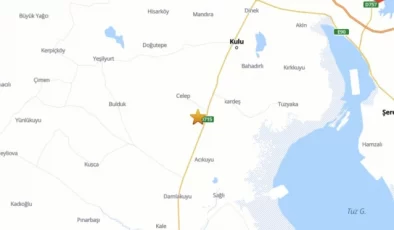 Konya’nın Kulu ilçesinde 4.8 büyüklüğünde deprem