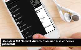 Libya’dan yakalanan 161 Nijeryalı düzensiz göçmen ülkelerine gönderildi