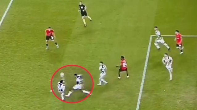 Maçın son anında yaşanan tartışma penaltı kararı ortalığı ayağa kaldırdı