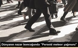 Meke Krater Gölü’nde Perseid meteor yağmuru izlendi