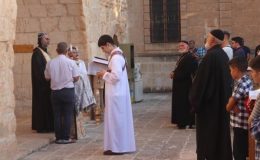 Midyat’ta Meryem Ana için anma ayini düzenlendi