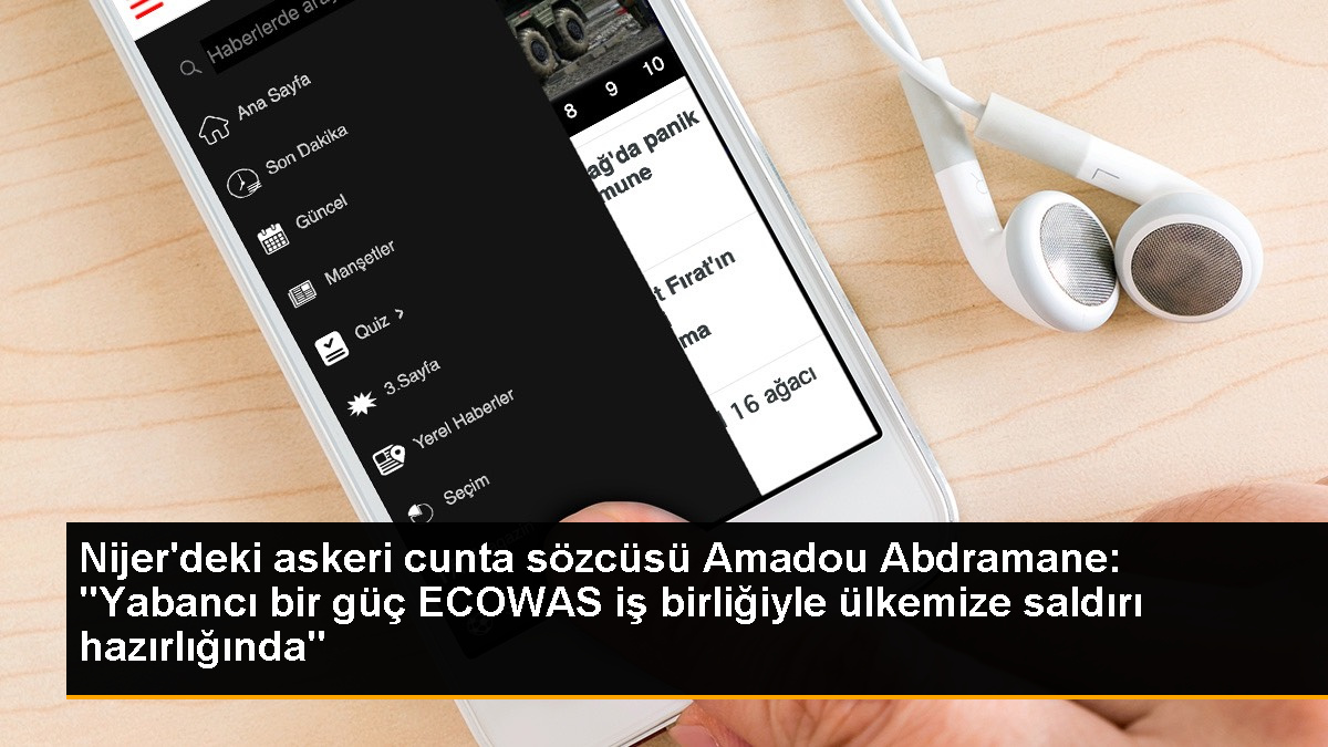 Nijer'deki askeri cunta sözcüsü Amadou Abdramane: 'Yabancı bir güç ECOWAS iş birliğiyle ülkemize saldırı hazırlığında'