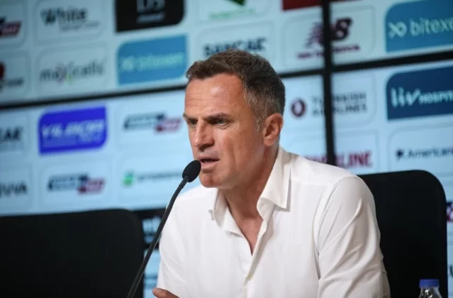 Osijek Teknik Direktörü Tomas: ‘Oyunda fırsatlar yakaladık ama maalesef iyi bir takım karşısında kaybettik’