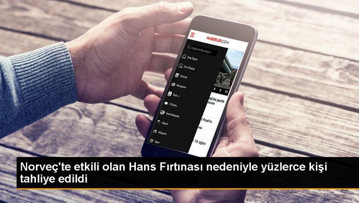 Oslo’da Hans Fırtınası nedeniyle yüzlerce kişi tahliye edildi