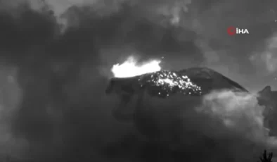 Popocatepetl Yanardağı’nda 3 yeni patlama