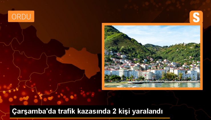 Samsun’da İki Otomobil Çarpıştı: 2 Kişi Yaralandı