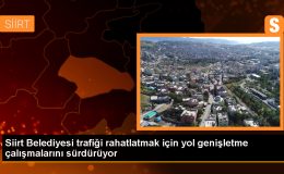Siirt’te yol genişletme ve asfalt çalışmaları devam ediyor