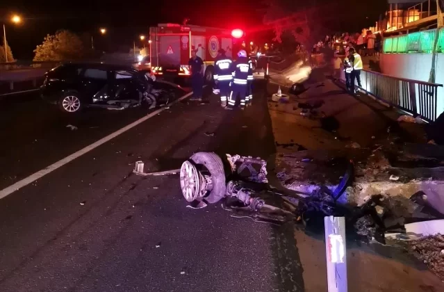 Tekirdağ Çorlu’da Otomobil Kazası: Anne Hayatını Kaybetti, Bebek Ağır Yaralandı