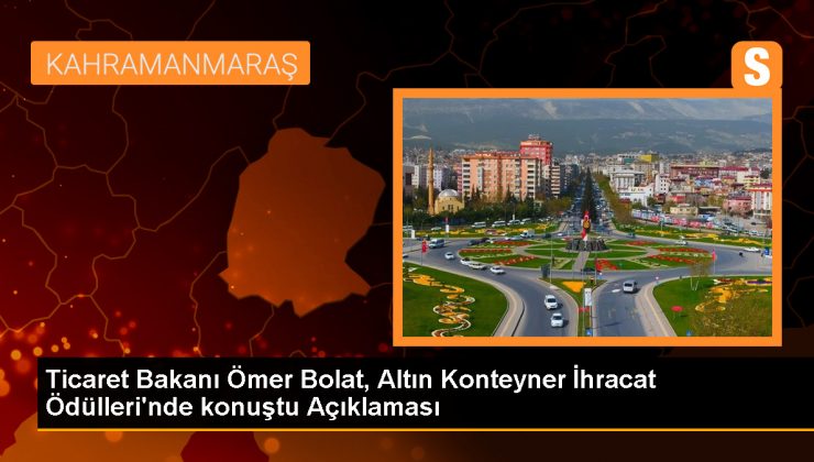Ticaret Bakanı Ömer Bolat, Altın Konteyner İhracat Ödülleri'nde konuştu Açıklaması 1 Ticaret Bakanı Ömer Bolat, Altın Konteyner İhracat Ödülleri’nde konuştu Açıklaması
