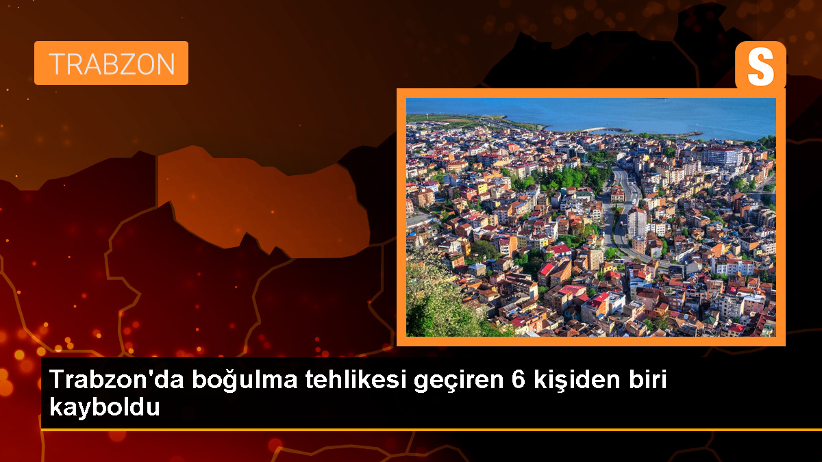 Trabzon'da Denizde Boğulma Tehlikesi Geçiren 6 Kişilik Aileden 5'i Kurtarıldı