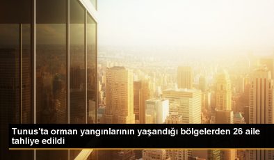 Tunus’ta Orman Yangınları: 26 Aile Tahliye Edildi
