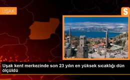 Uşak’ta Son 23 Yılın En Yüksek Sıcaklık Rekoru Kırıldı