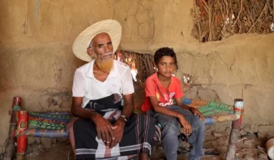 Yemen’deki mülteci kampında kavurucu sıcaklar